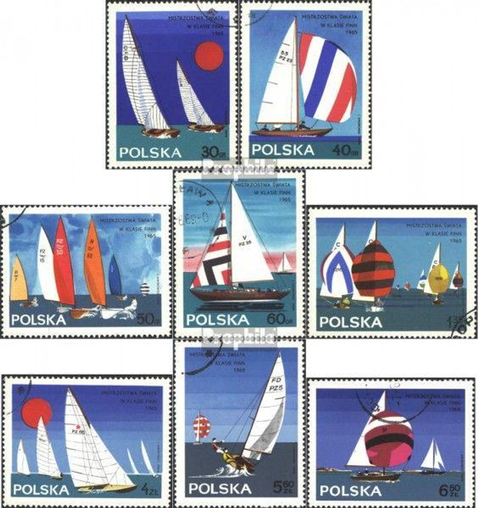 Briefmarken Polen 1965 Mi 1587-1594 (kompl.Ausg.) Produktbild 