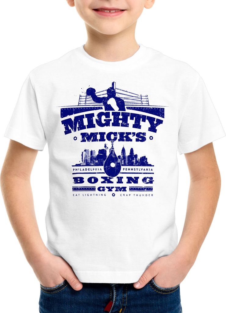 style3 Mick's Boxing Rocky Kinder T-Shirt balboa mighty mick gym