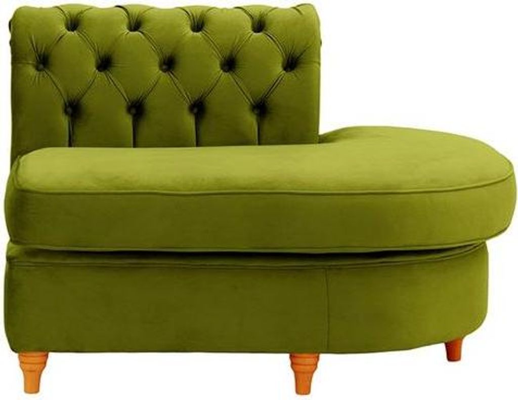 Chesterfield Modul - Abschlusselement rund, rechts (ECR)-Velluto 9-aveo