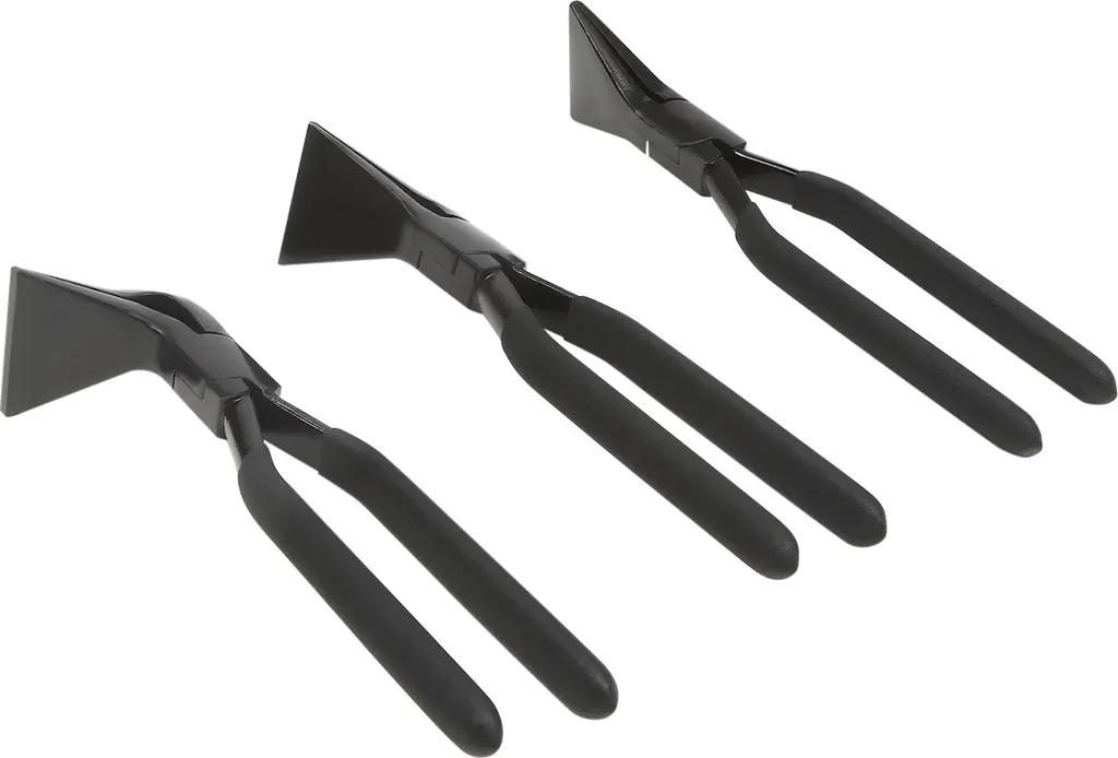 Pinces à plier pour zinguerie et toiture lot de 3 outils de formage noirs