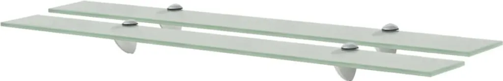 Offerta Set 2 Mensole Vetro 80x10 cm - Prezzo Stock Mobili 2025