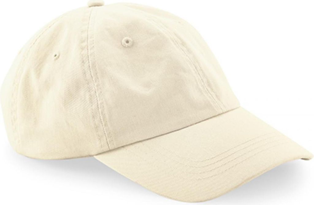 Beechfield B652N | Organic Baumwolle 6 Panel Dad Cap - Farbe: Natural - Größe: One Size