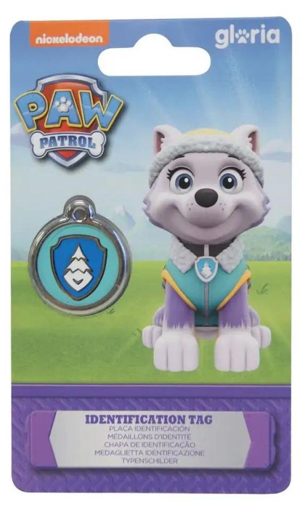 RedDingo Hundemarke mit Gravur Paw Patrol Everest aqua, Produktbild 