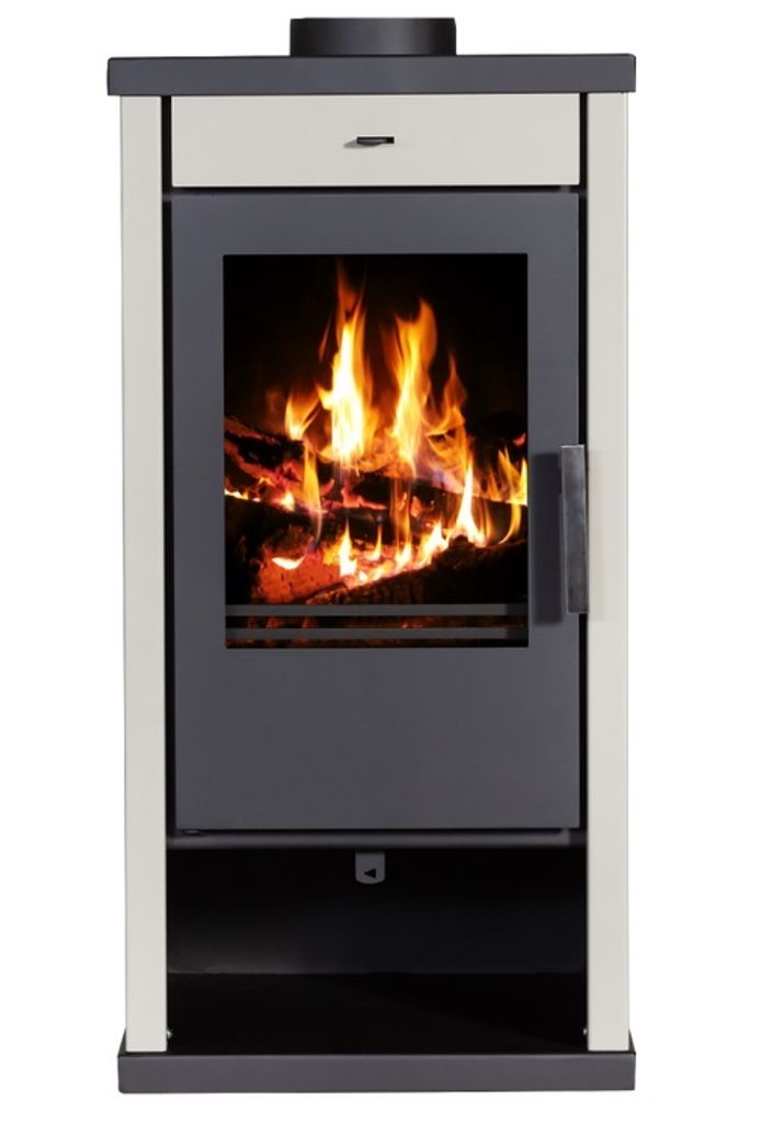 Victoria Vanessa Lux Ivory Kaminofen – 9,00 kW, A+ Klasse, Produktbild 