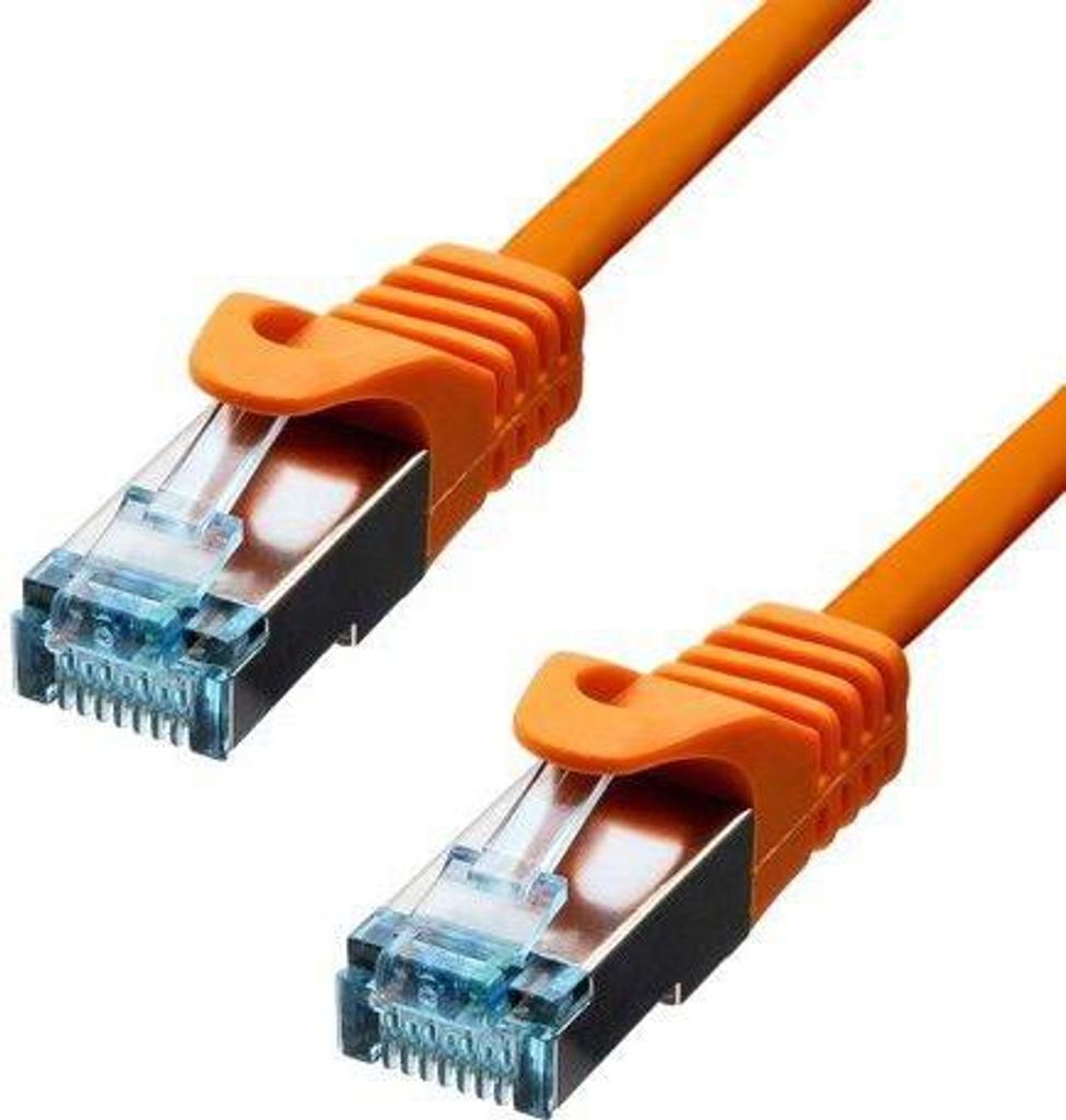 ProXtend CAT6A S/FTP CU LSZH Ethernet-Kabel Orange 5m, 6ASFTP-05O