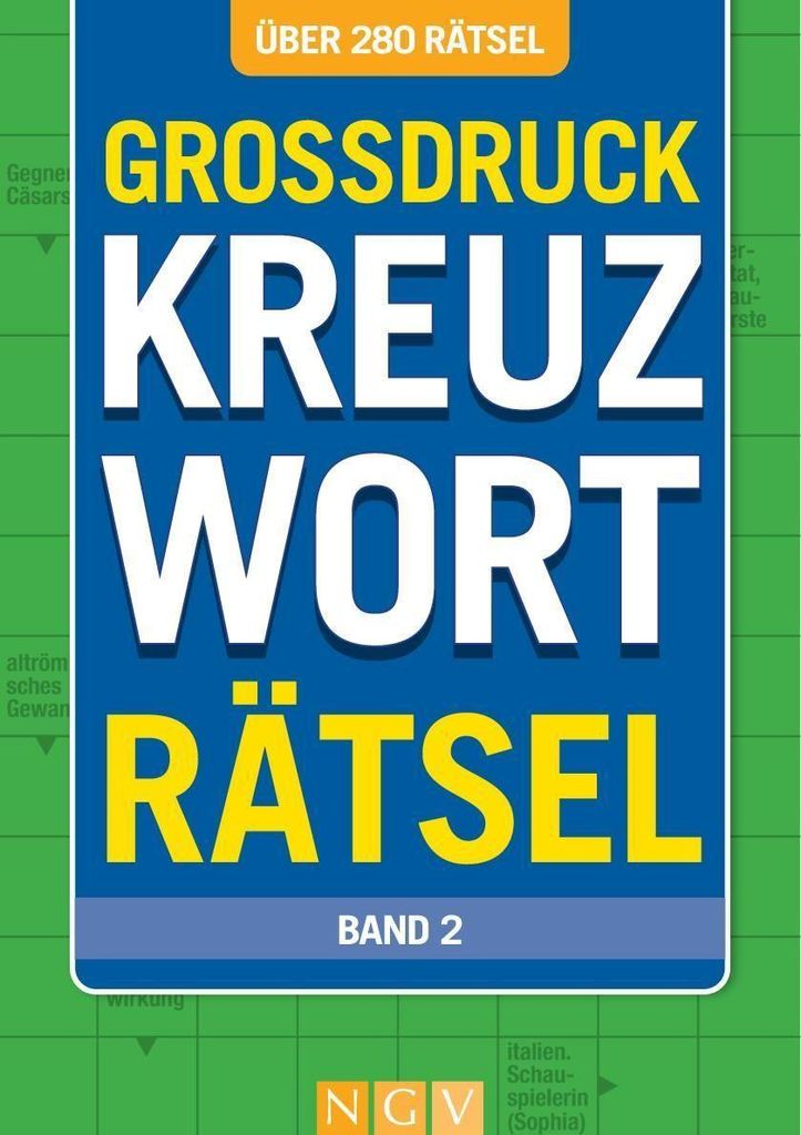 Großdruck Kreuzworträtsel - Band 2- Über 280 Rätsel in Produktbild 