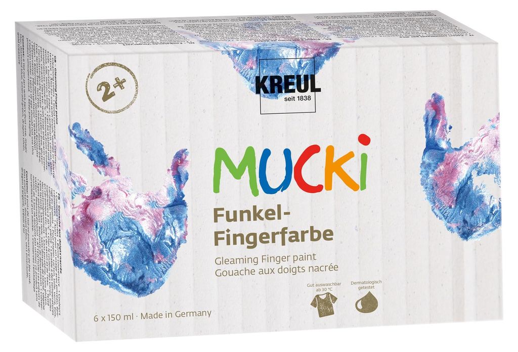 KREUL 2319 KREUL Peinture aux doigts étincelante "MUCKI", Image du produit 