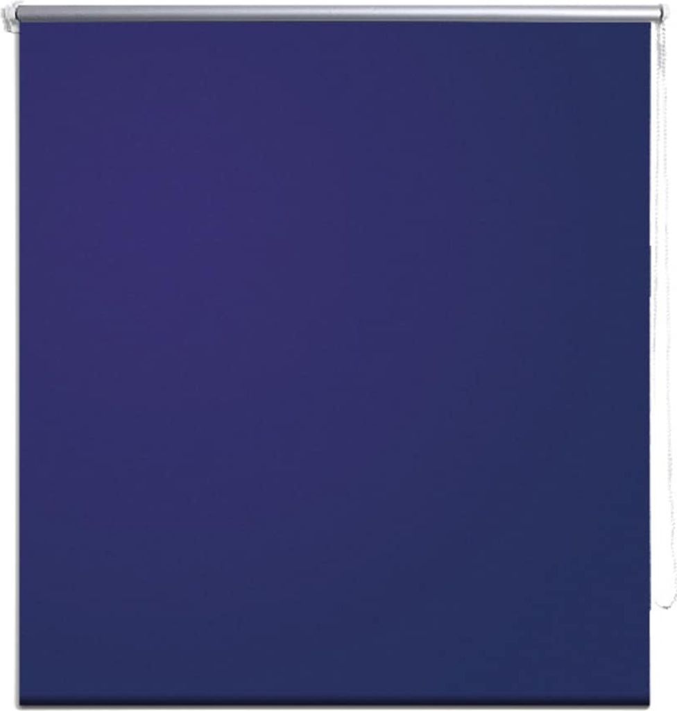 vidaXL Verdunkelungsrollo 144,4 x 230 cm, Stoffbreite 140 cm, Marineblau