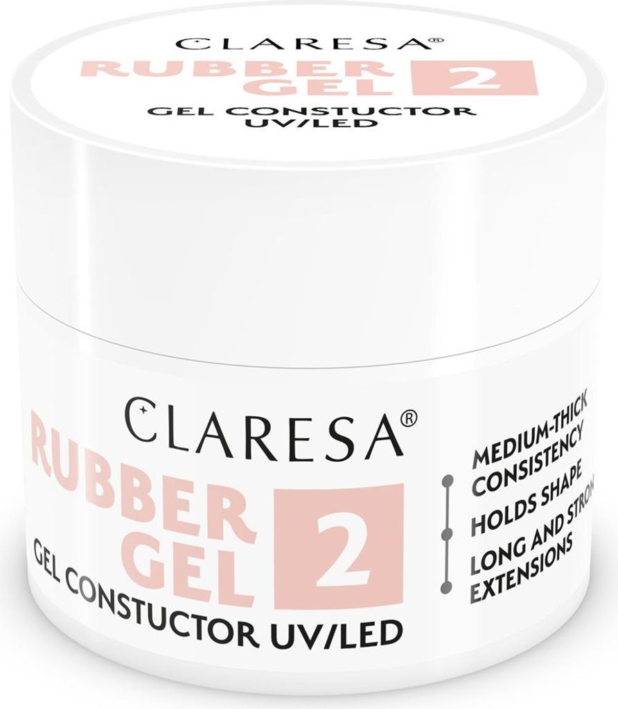 CLARESA Rubber Gel Gel zum Aufbau und zur Verlängerung der Produktbild 