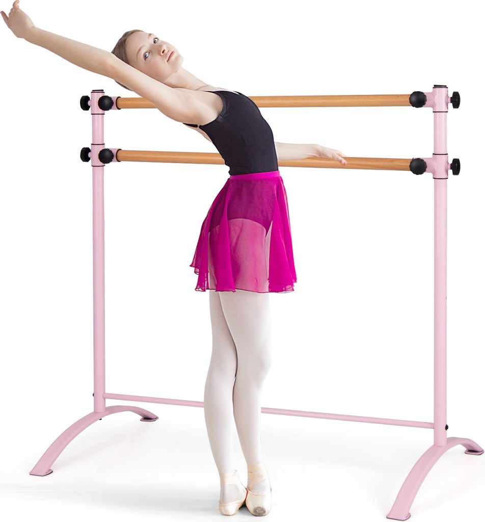 COSTWAY barra per danza classica da 120 cm, barra per danza Immagine del prodotto 