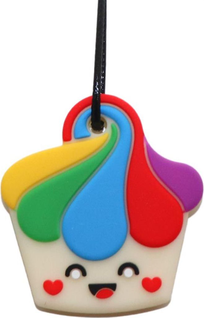 Jellystone Designs Beruhigender Cupcake-Anhänger Regenbogen