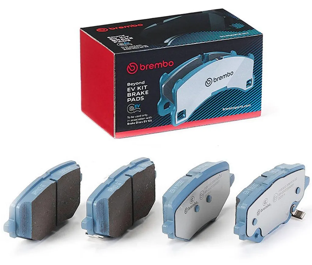 Jeu de plaquettes de frein arrière Brembo P08001E pour voiture citadine
