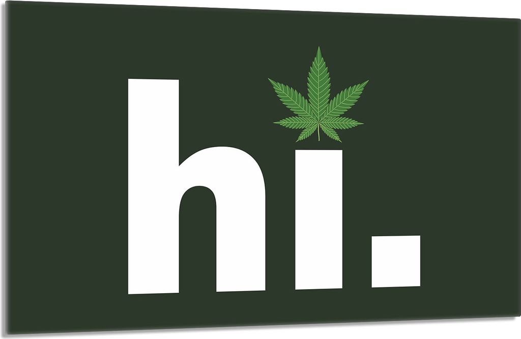 Glasschutzplatte für den Herd 80x52 Leaf