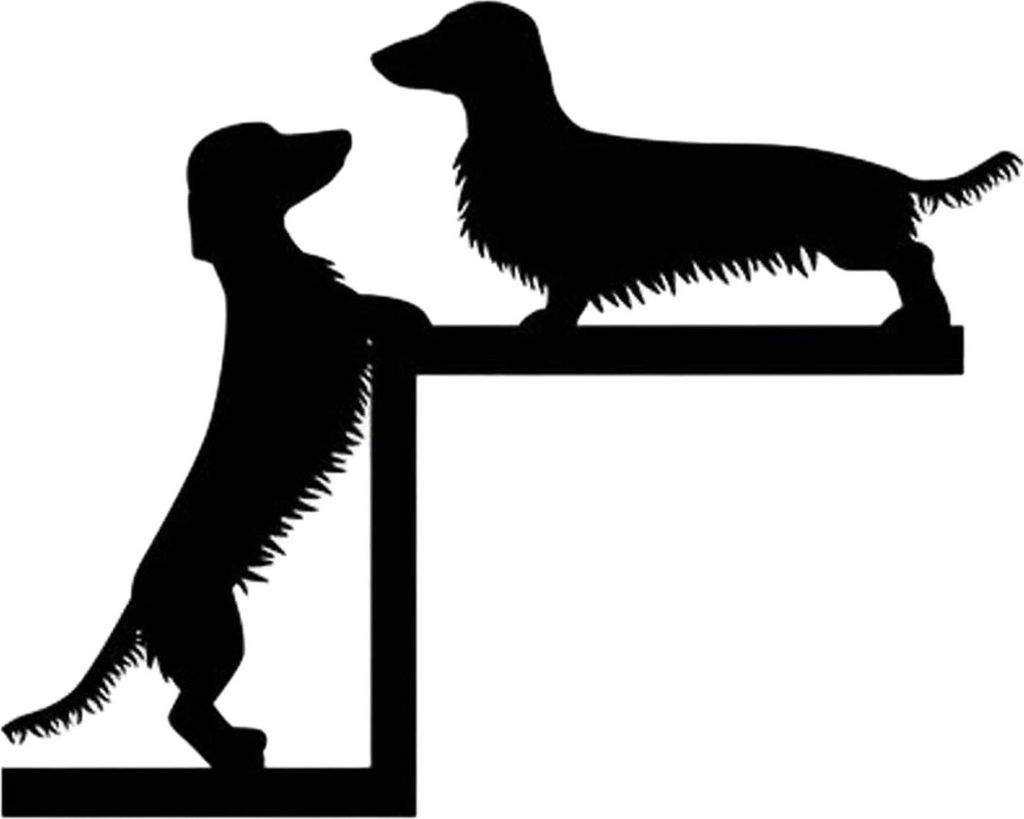 Türdekoration mit Haustier-Silhouette, Kontur-Design, Wandschild, einfache Installation, Tür-Accessoire mit Tiermotiven