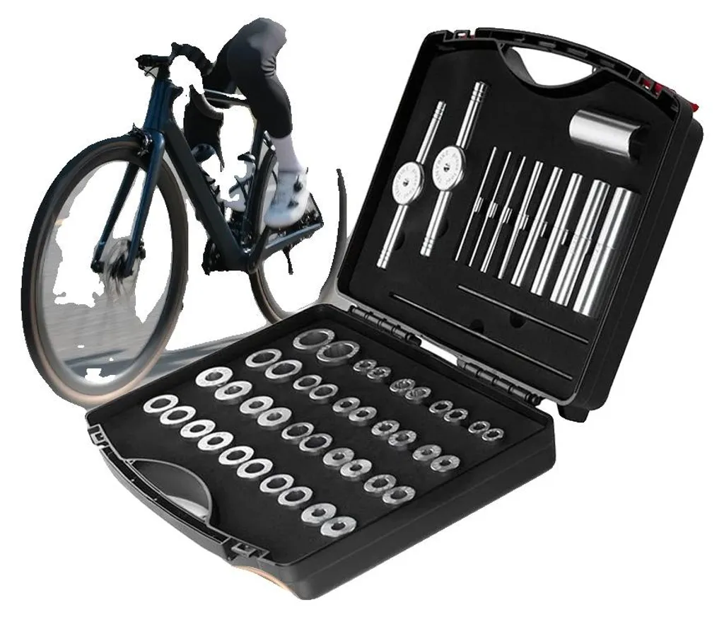 Kit outils roulements vélo en alliage alu avec 20 blocs de pression pro
