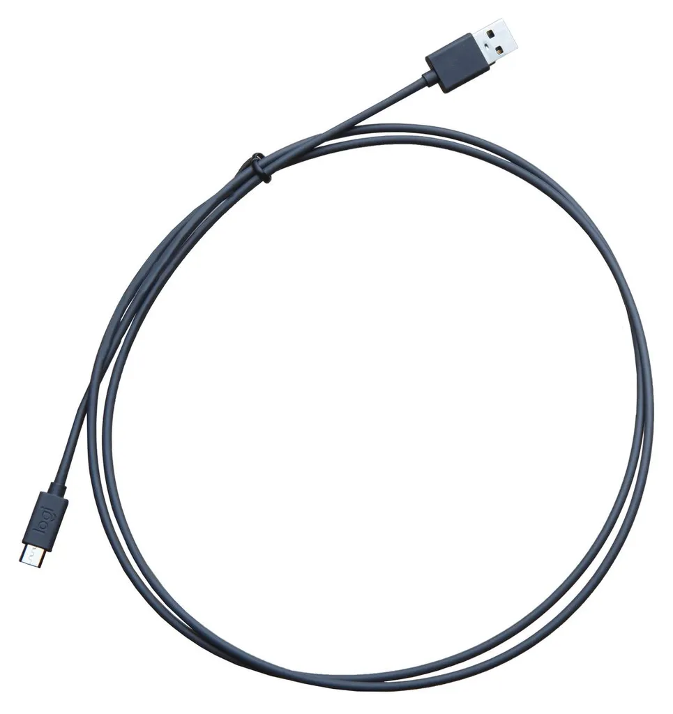 Câble USB vers Micro USB Logi - Cordon de charge Graphite 1 mètre m
