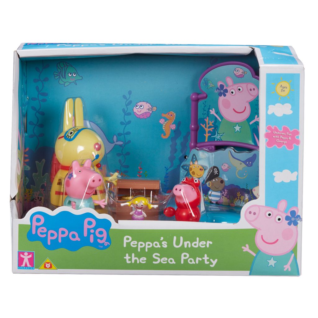 Peppa Pig World Under Water Set - 3 Figuren und Zubehör