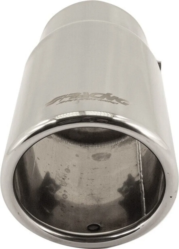 Embout d'échappement droit et rond Simoni Racing TRX/01 en acier inox