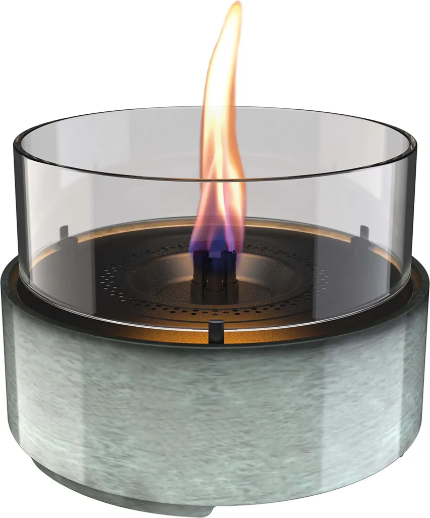 Tenderflame Café 18 Verde: Fuoco da Tavolo Ecologico Senza Fumo