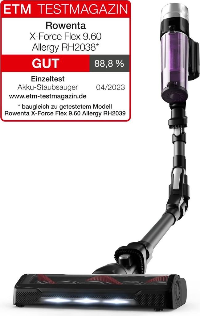 Rowenta X-Force Flex 9.60 Allergy RH2038, Produktbild 