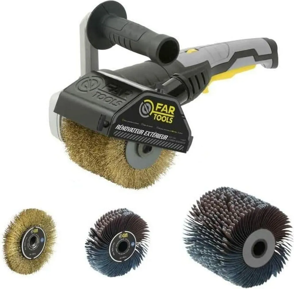 Brosses abrasives Fartools REX120C haute résistance pour décapage