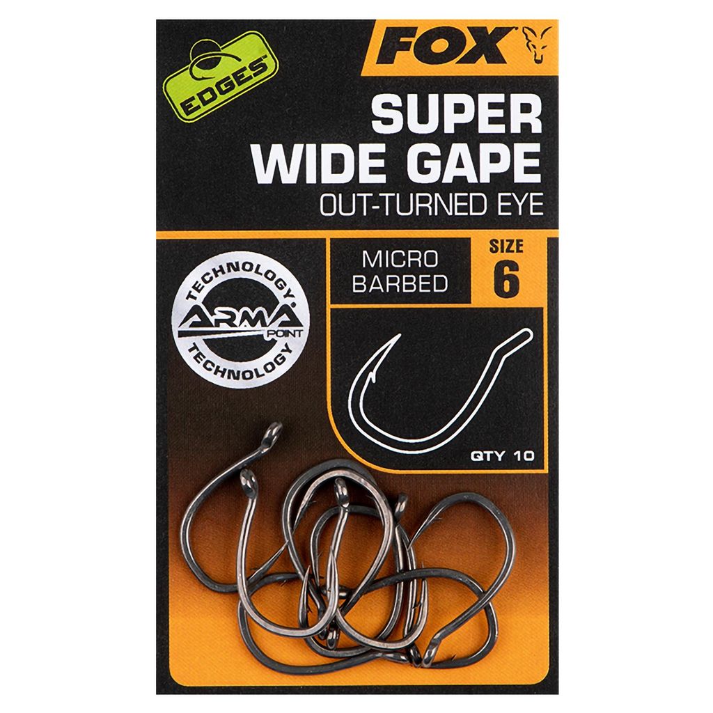 Fox Edges Armapoint Super Wide Gape Outturned Eye Hooks - Produktbild 