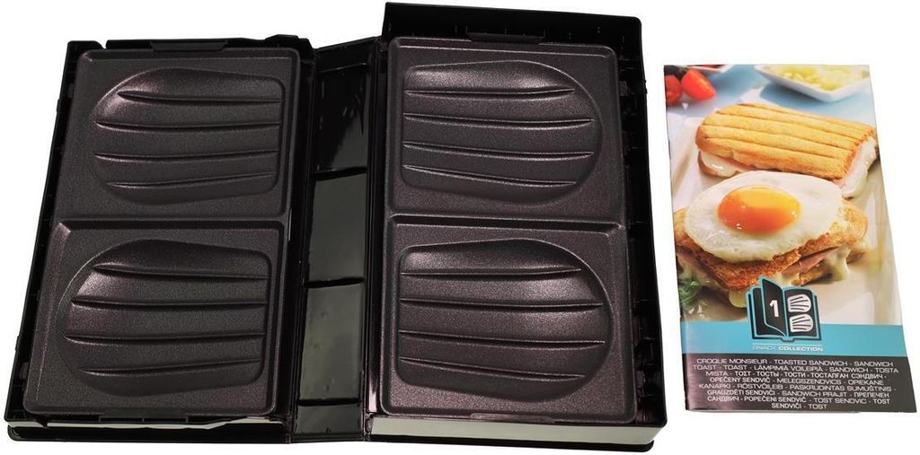Tefal XA 8001 SNACK COLLECTION Plattenset Nr.1 Sandwich Produktbild 4