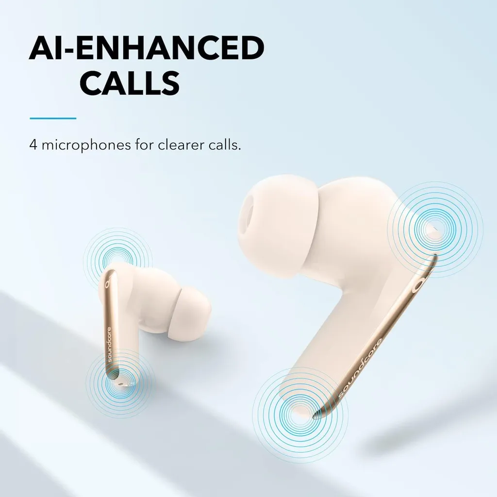 Auricolari Bluetooth 5.2 con ANC Ibrida - Driver 10mm e App Dedicata - 6