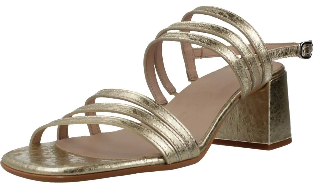 Wonders F8502 Couleur D'or : Escarpins en Cuir Métallisé de Luxe