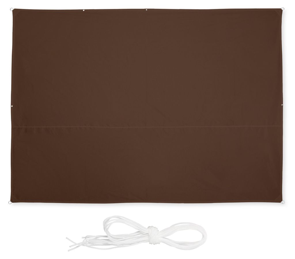 Relaxdays Sonnensegel rechteckig, 2,5 x 3,5 m, Produktbild 
