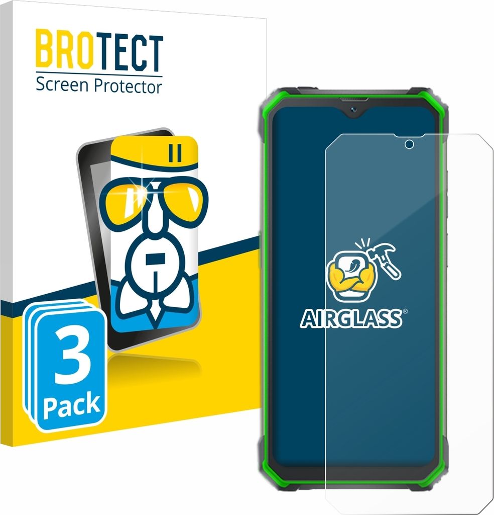 3x BROTECT Schutzglas für Blackview BV7100 Schutzfolie Produktbild 