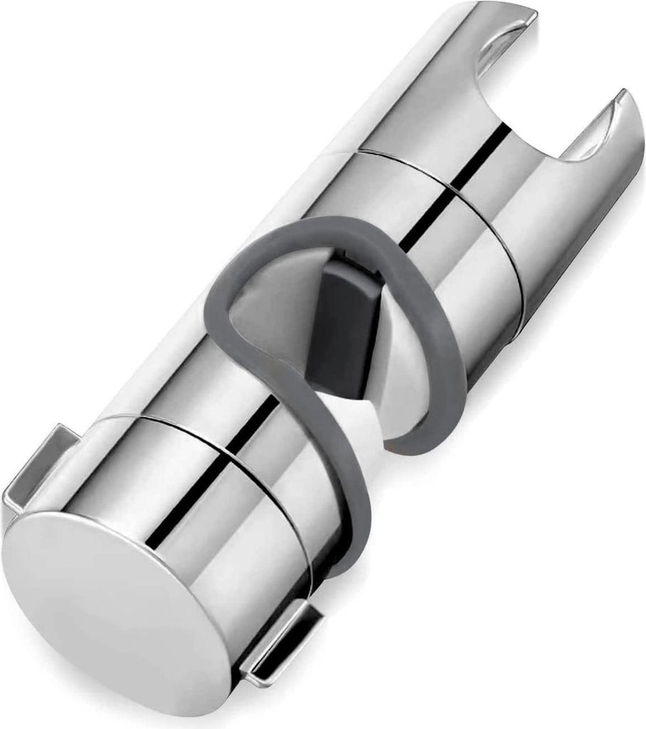 Handbrause Halterung Universal, Halterung Duschkopf Verstellbar 24 mm Verstellbare Duschkopfhalterung ABS Verchromte 360 Grad Drehbarer SprüHkopfh...