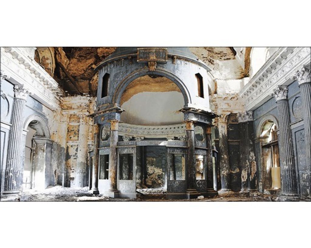 Metallbild Lost Palace 200x100 cm