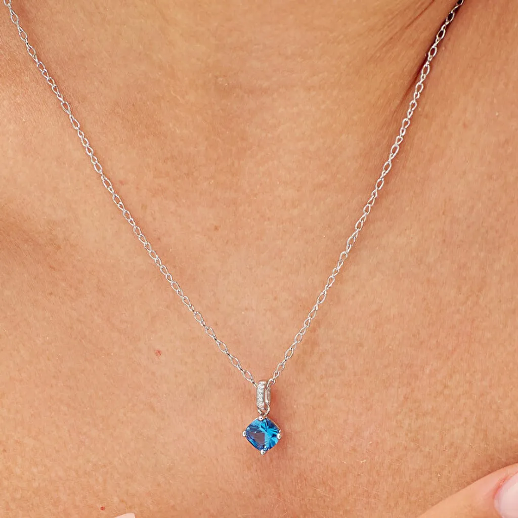 Brosway Fancy FFB15: Ciondolo Argento con Zircone Blu della Libertà