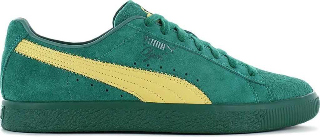 Puma Clyde Super - pánske tenisky kožené zelené 386349-01 , Obrázok produktu 1