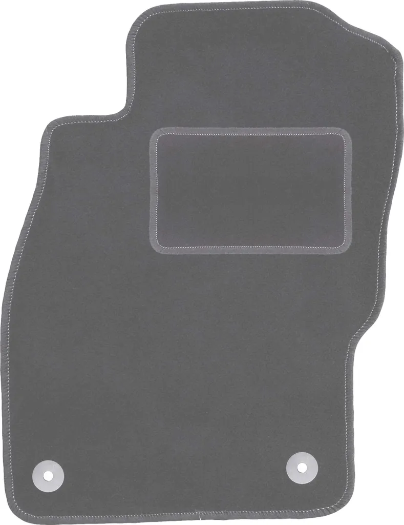 Tappetino Guida in Velluto Grafite per Opel Adam (2012-) | Su Misura