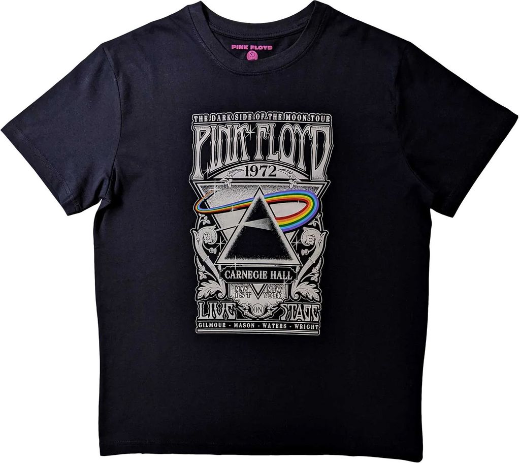 Pink Floyd - "Carnegie Hall" T-Shirt für Kinder RO11630 (116) (Schwarz)