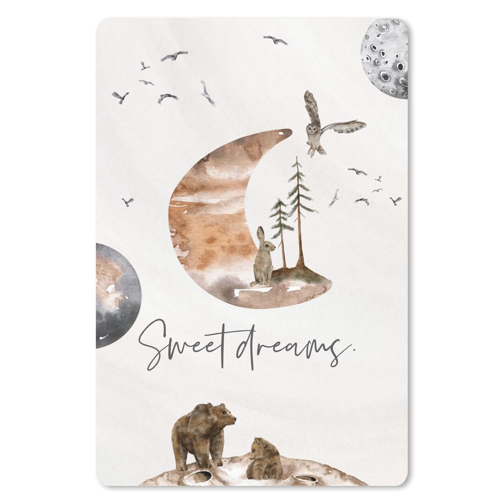 MuchoWow Mauspad Mousepad Zitate - Kinder - Sprichwörter - Süße Träume - Jungen - Mädchen - Kinder 18x27 cm - Mousepads - Maus Mat - Pad - M...