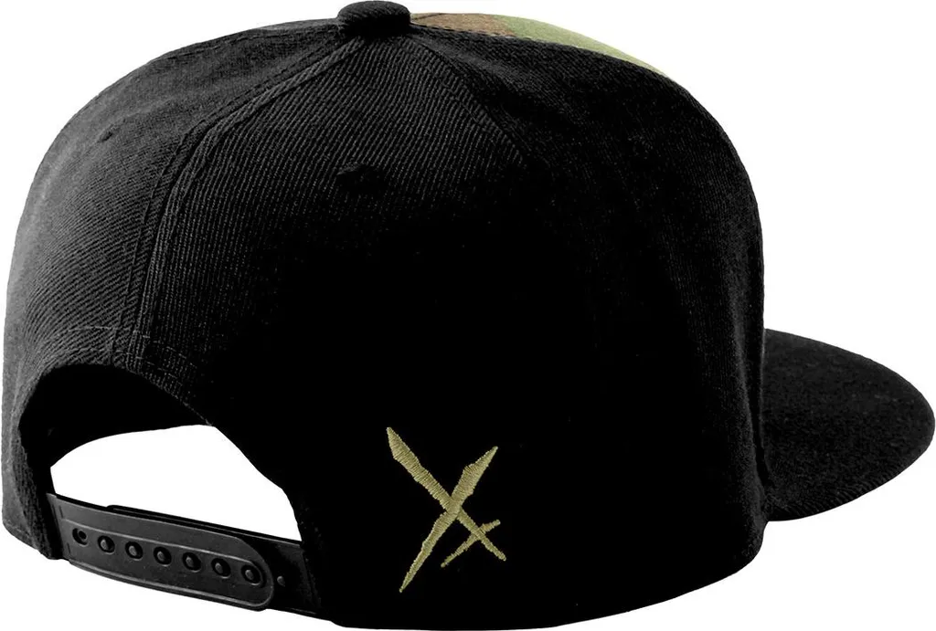 Cappello Hyraw Hostile Camo | Snapback Urban Style con Ricamo 3D - 5