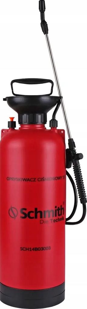 Schmith Premium Drucksprüher 10 l Rückenspritze | Gartenspritze Unkrautspritze Pumpsprüher | Pflanzensprüher Druckspritze Unkrautvernichter