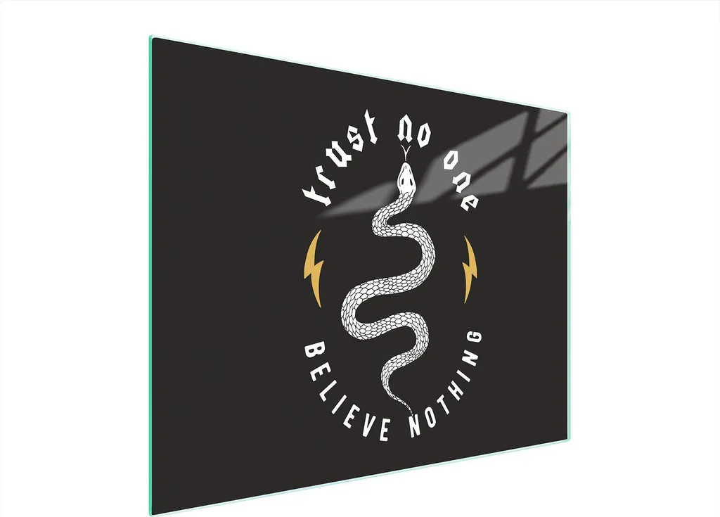 Tagliere in vetro 52x40 nero