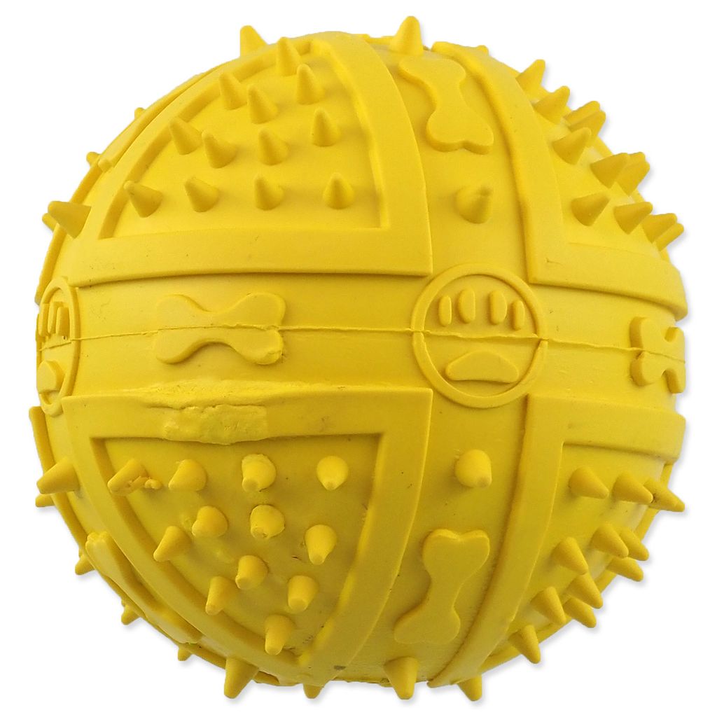 Dog Fantasy Spielzeug Ball mit Noppen, quietschend, Farbmix Produktbild 