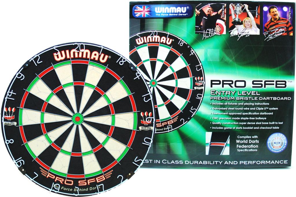 Winmau Pro SFB, Terč na šipky, Vícebarevný, Sisal, Pevný, Obrázek produktu 