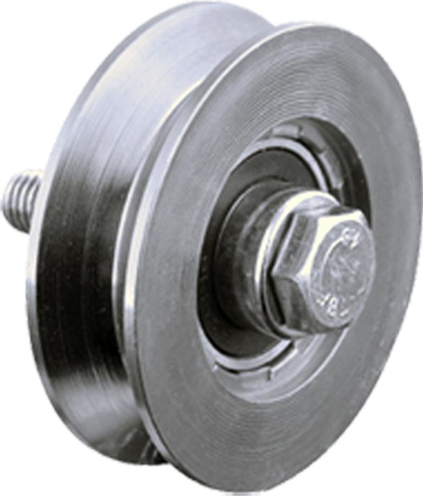 80-mm-Laufrolle für Schiebetore mit V-Nut, Riemenscheibe Produktbild 