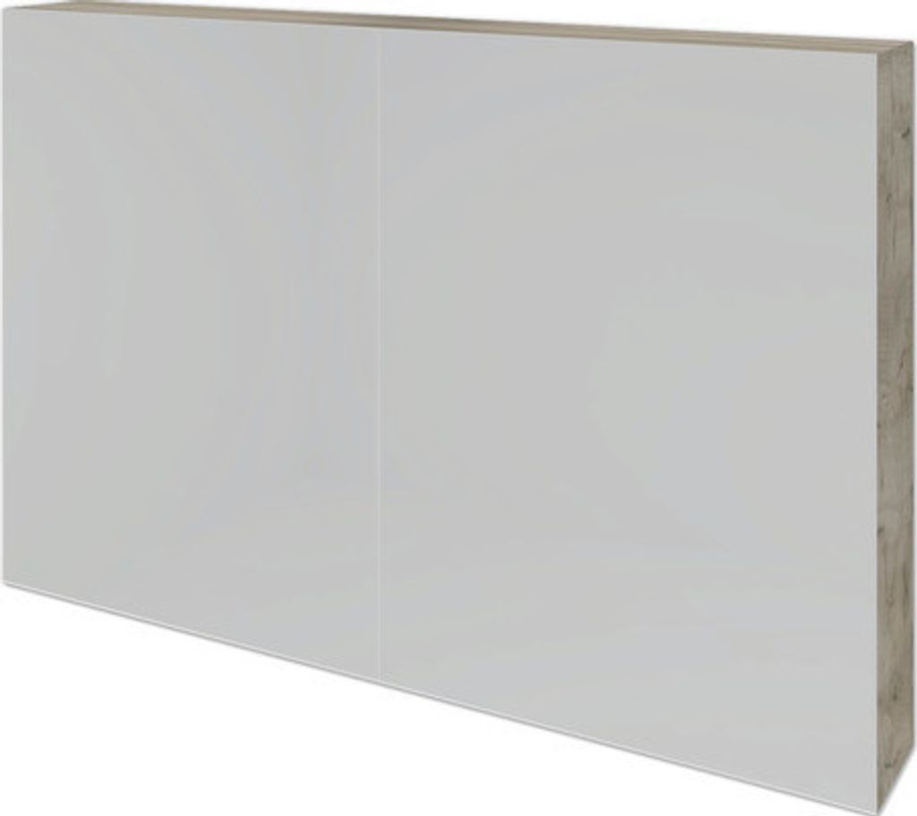 Spiegelschrank Sanox 100 x 13 x 65 cm craft oak 2-türig