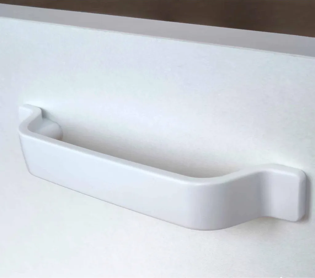 Commode 4 Tiroirs Blanche 78x74cm - Meuble de Rangement Format Compact - 3