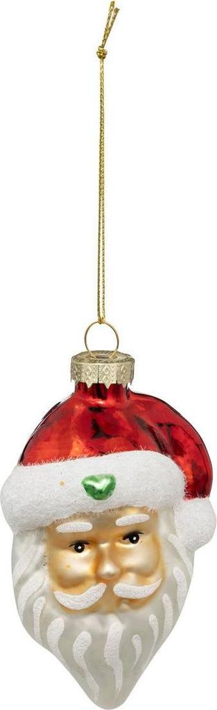 Weihnachtsmotiv kopf des weihnachtsmanns 14cm - Feeric Lights & Christmas