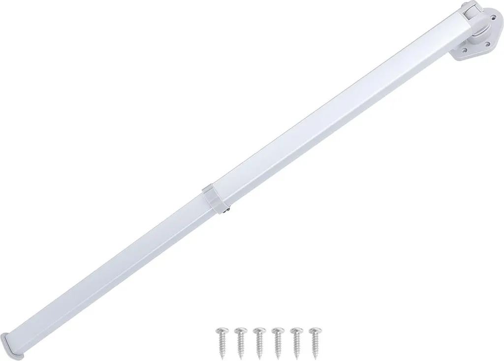 Support de table réglable 540-930 mm pour camping-car et bateau en alu