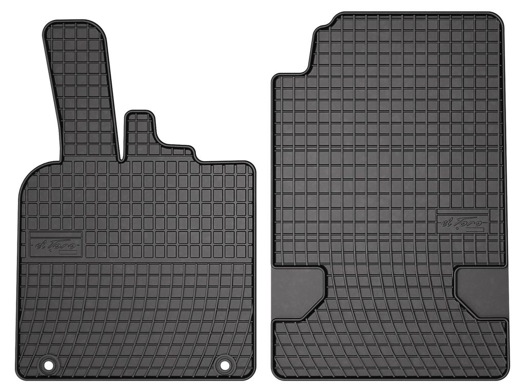 Gummi-Fußmatten vorne für Smart Fortwo II 2007-2014 Produktbild 