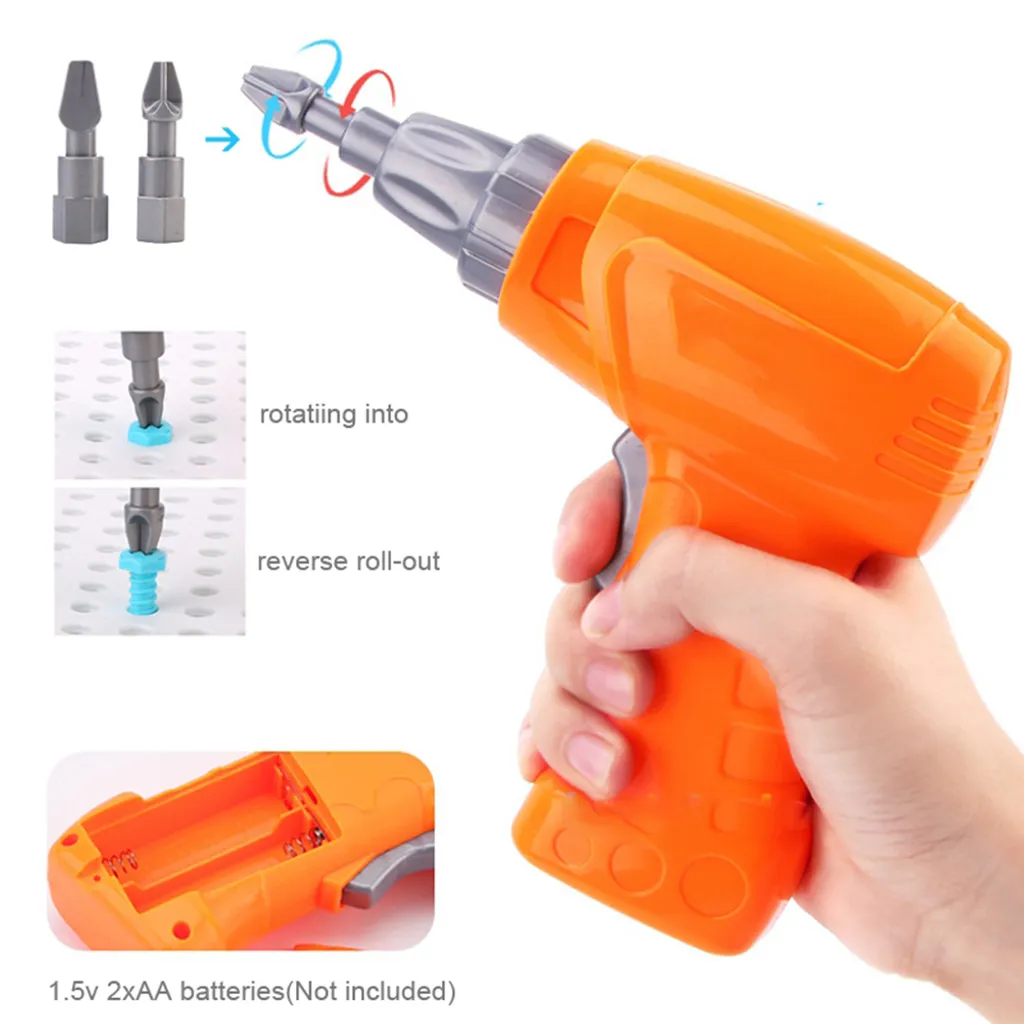 Jeu de construction avec perceuse électrique pour enfant - Kit 237 pièces